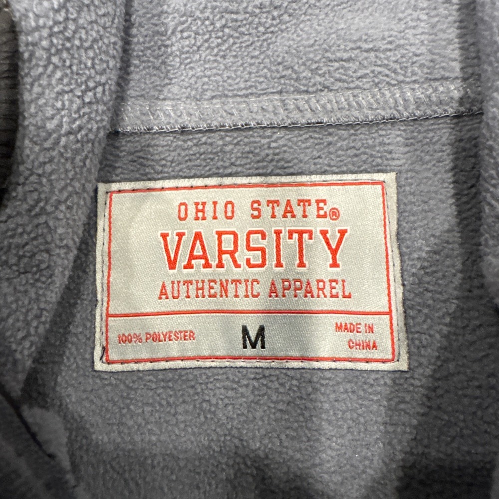 Ohio State Buckeyes Varsity Authentic Apparel Jacket Hoodie‎ Medium #355 - Picture 7 of 10